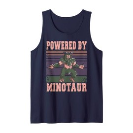 Powered by Minotaur Mythical Strength Humor Tank Top