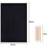 Carbon Paper 100 Sheets Black Transfer Tracing Paper with 5