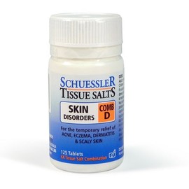 Schuessler Tissue Salts Comb D (Skin Disorders) 125Tabs