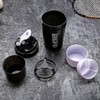 2 Pzas Mezclador De Proteínas Vaso Deportivo Shaker Para Gimnasio