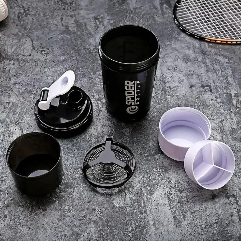 2 Pzas Mezclador De Proteínas Vaso Deportivo Shaker Para Gimnasio