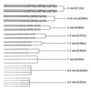 FOCCTS 25Pcs Pin Vise Hand Drill Set Holding 0.3-3.4mm Bits