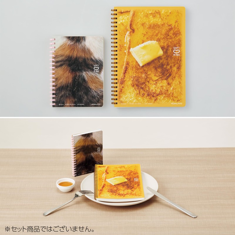 Kokuyo SV358S5-L1-3 Soft Ring Notebook, 10th Anniversary Square, A6, 0.2
