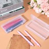 12 Pack 6 Inch Plastic Storage Boxes, Small Rectangle Clear