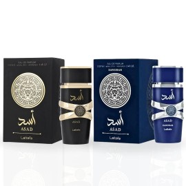 Lattafa Asad & Asad Zanzibar EDP Sprays 100ML (3.4 OZ) By Lattafa | Long Lasting, Luxuri