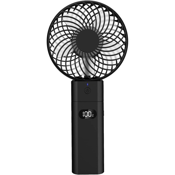 ANSOLO Portable Fan, Handy Fan, Rechargeable, Handheld Fan, Small, Mini