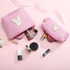 YOOLIFE YOOLIFE Pink Cute Travel Makeup Bag - Sister Girlfriend