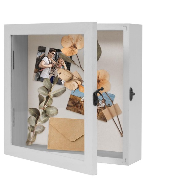 Muzilife 10x10 Shadow Box Picture Frame - 2.16" Interior Solid