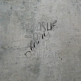 Decal Stickers of Dry Fold Repeat (Metallic Silver) (Set of 2) Premium Waterproof Vinyl Decal Stickers for Laptop Phone Accessory Helmet Car Window Mug Tuber Cup Door Wall - ANDVER1c99183SI_1023