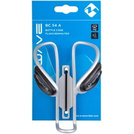 M-Wave Unisex Adult BC 54 A Bottle Cage, Good Support - silver,