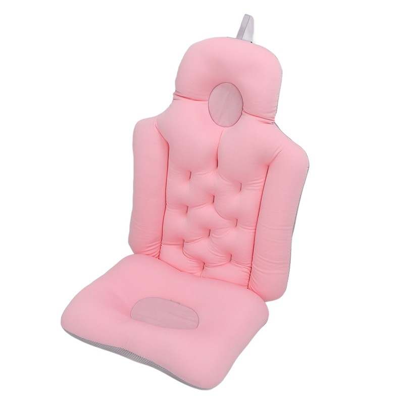 Bathtub Cushion Soft Breathable Folding Headrest Back Support Bath Pillow