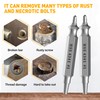 ROGAPER Damaged Screw Extractor Set, Remover for Stripped Screws Nuts