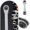 ULTECHNOVO Service Wrench, 3pcs Refrigeration Ratcheting Wrench Wratchet Tool with