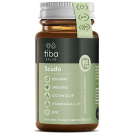 TIBA SALUD - SCUDO Frmula funcional para el sistema inmune - Suplemento alimenticio con mltiples beneficios para tu salud, Single pack, Resultados... 