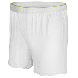 UnderGents Men's Ultra-Soft Boxer Short. Freedom & Cooling Comfort Underneath (White size: Large)