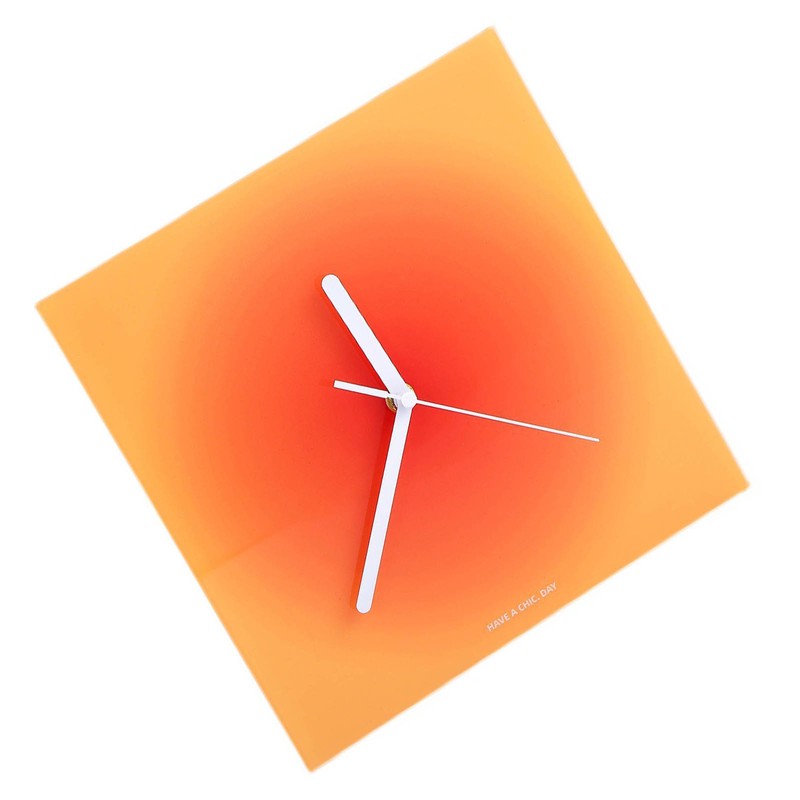 Modern Wall Clock Ins Style Acrylic Finely Polished Vibrant Colors