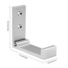 YOCZOX 3 PCS Foldable Wall Hook, Invisible Folding Aluminum Wall
