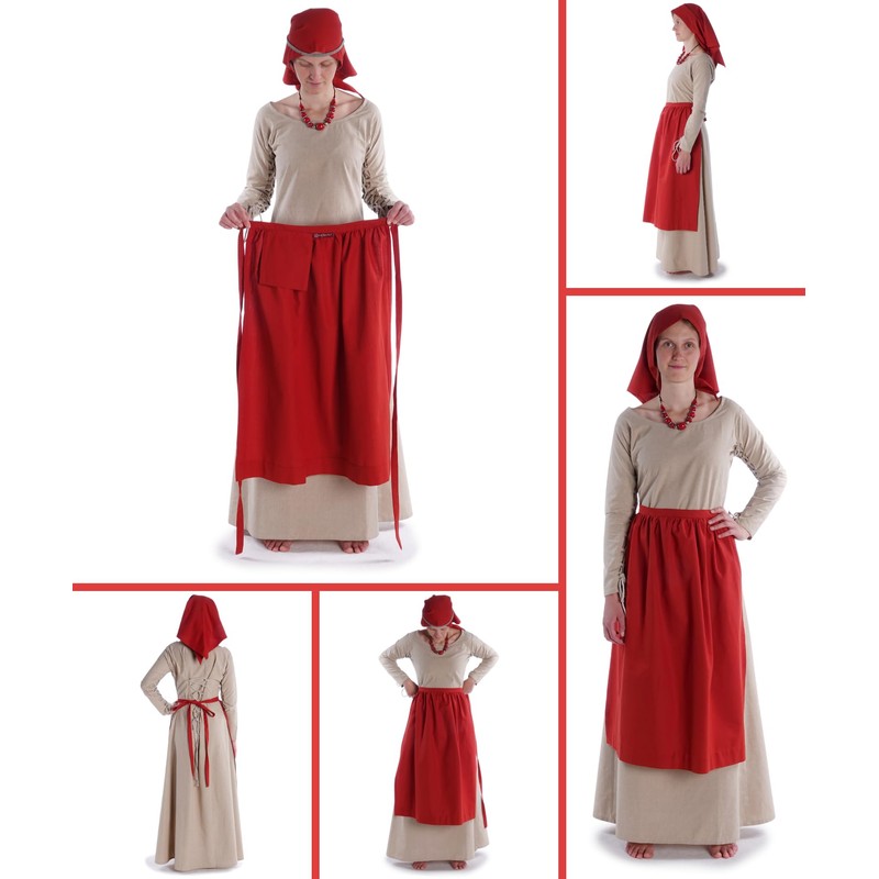 HEMAD Medieval Apron Cotton Model: Repanse, Yellow