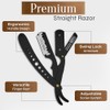 100 BLADES + Facón Professional Classic Straight Edge Barber Razor
