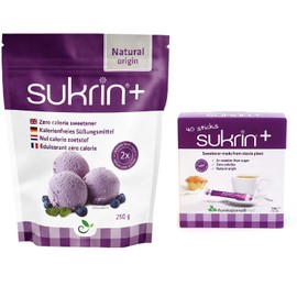 Sukrin Plus Home, Office & Travel Pack, 1 x 500g & 40 x 3g Sticks