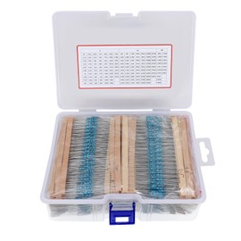 PENGLIN Metal Film Resistor Set, 3120 Pieces, 0.25W, 1/4W, 1Ω - 10 MΩ, 156 Types, 20 Pieces Each DIY Electronic Component Set