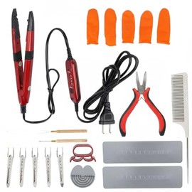 ZJchao Conector de Cabello, Alicates de Extensión Juego de Agujas de Bucle de Extensión de Kit de Extensiones de Cabello Aislamiento Térmico de...    