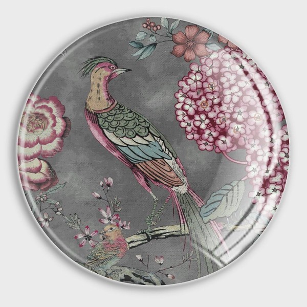 Evans1nism Asian Style Fridge Magnets Glass Strong Magnets Charcoal Chinoiserie