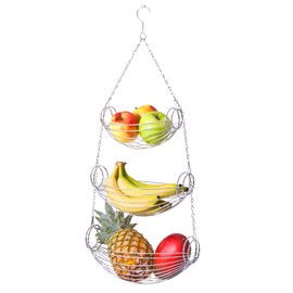 Wenko 2350100 Kitchen rack Triago 3 shelves, Metal Metal chrome plated, 33 x 73 x 20.5 cm, Silver shiny