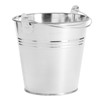 12 Pack Galvanized Metal Buckets with Handles for Party Decorations,