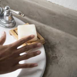 ATTITUDE Hand Wash Soap Bar,EWG Verified, Plastic-free, Plant and Mineral-Based Ingredients, Vegan and Cruelty-free Personal Care Products, Sea Salt, 4 Ounces