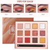 FOCALLURE Shining Matte Eye Shadow Palette Cosmetic Professional Waterproof Eyeshadow