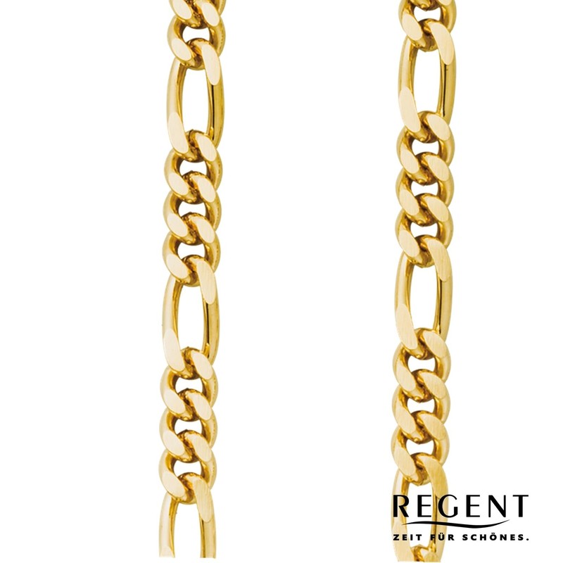 Pocket Watch Chain 5 mm Figaro P48, gold, Glam