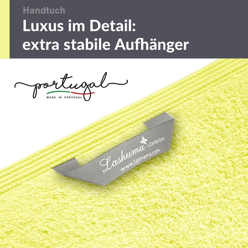 Lashuma Cotton Hand Towel 50 x 100 cm in Aniseed