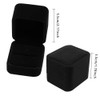 Udewo 2 PCS Ring Gift Boxes, Single Velvet Ring Box