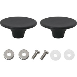 DGBRSM 2pcs Dutch Oven Knob Bakelite Pot Lid Replacement Knob, Black
