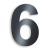 Metzler House Number Made of Solid Steel in Anthracite RAL