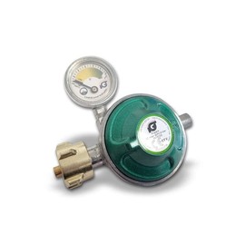 IGT Gas Regulator with Pressure Gauge Level Indicator Hose Break Protection Propane Gas Pressure Reducer Pressure Regulator