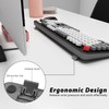 Wireless Keyboard and Mouse, KOOTOP Cute Keyboard and Mouse, 2.4G