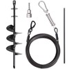 Heavy Duty Dog Tie Out Cable 30ft with Stake -