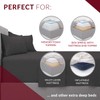 Mellanni Extra Deep Pocket Fitted Sheet - 1800 Brushed Microfiber