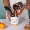 LEETOYI Kitchen Utensil Holder For Countertop, Ceramic Utensil Crock for