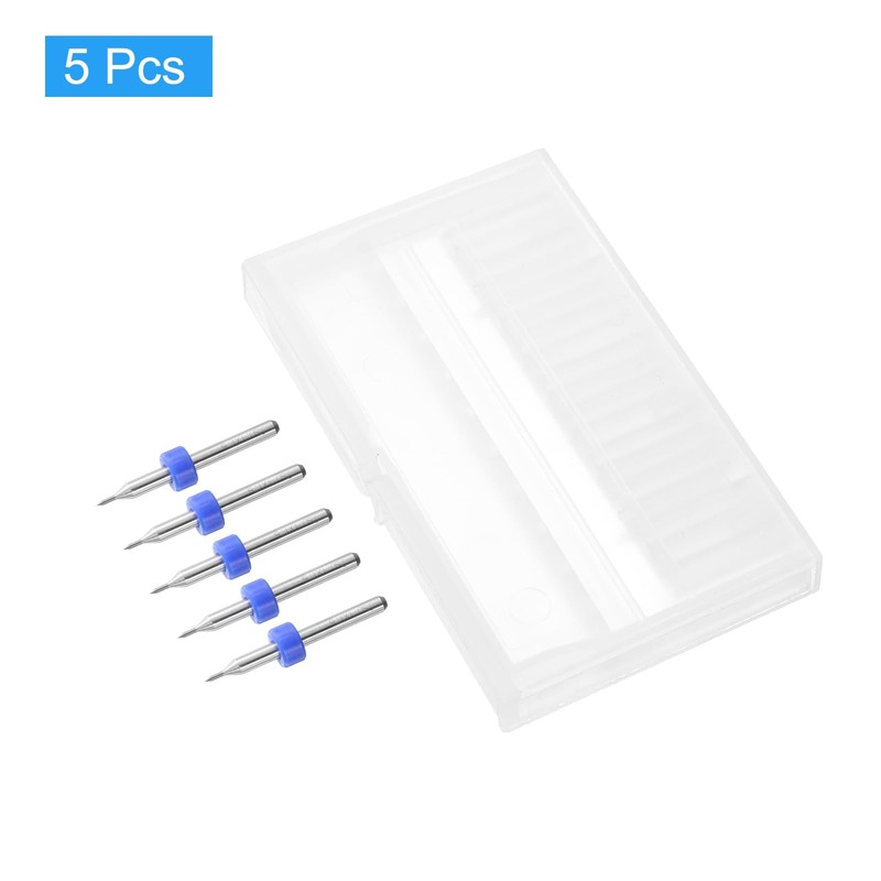 sourcing map PCB Drill Bits 0.1mm Tungsten Carbide Rotary Tool