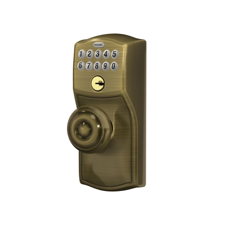 SCHLAGE FE595 CAM 609 GEO Camelot Keypad Entry with Flex-Lock