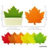 6-Pack Maple Leaf Coasters with Holder - Soft Non-Slip Drink
