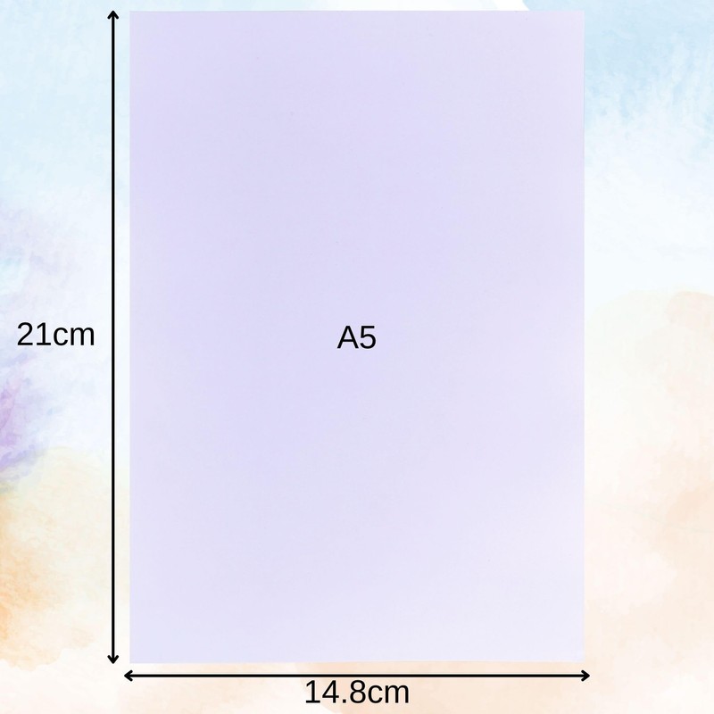 100 Sheets Plain White A5 Copier Paper 80gsm Giant Sheets