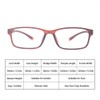 Optifine Blue Light Blocking Reading Glasses Women Men Rectangle Eyeglasses
