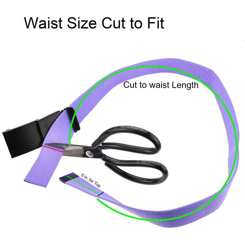 Up to 52 inch Waist Adjustable Belt with Robust Black