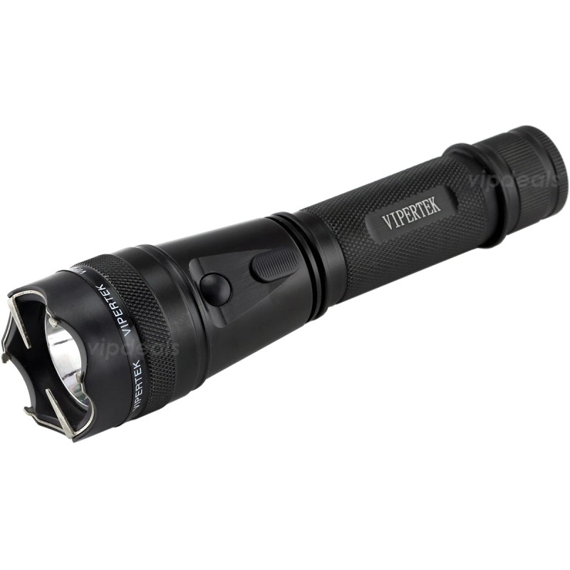 VIPERTEK Stun Gun VTS-195 - Metal Heavy Duty Rechargeable LED