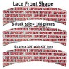 3 Packs - Lace Front Tape, 108 Pieces Set of 3