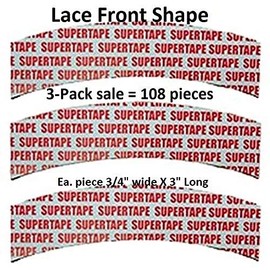 3 Packs - Lace Front Tape, 108 Pieces Set of 3